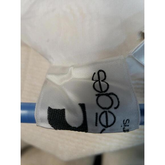 Courreges Paris, Designer Cream Women's Vintage Buttoned Jacket Sz M? #C - Picture 9 of 12